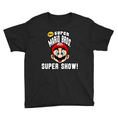 New Super Mario Bros Super Show Youth Tee Designed By Funny Arttt