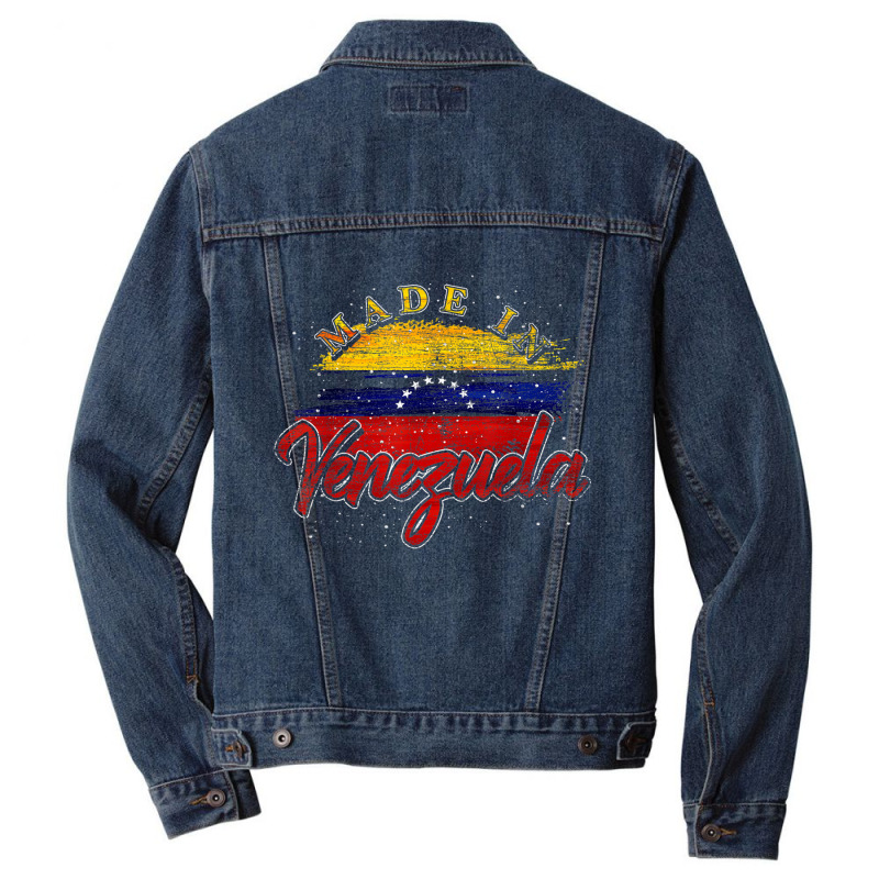 Latin American Gift Proud Venezuelan Made In Venezuela Tshirt Men Denim Jacket by DevynGiorgio | Artistshot