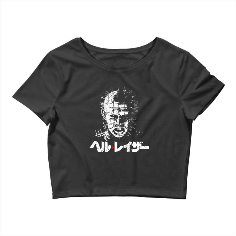 Hellraiser Kanji Crop Top by Belton Fitts | Artistshot