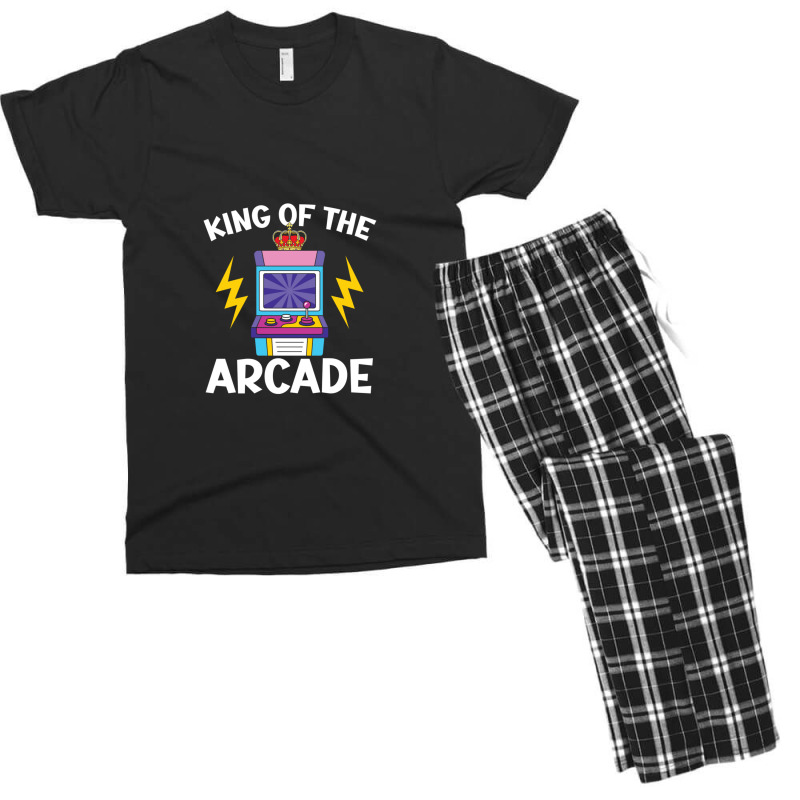 King Of The Arcade Games Video Game Gaming Gamer Men's T-shirt Pajama Set by TerryRichard | Artistshot