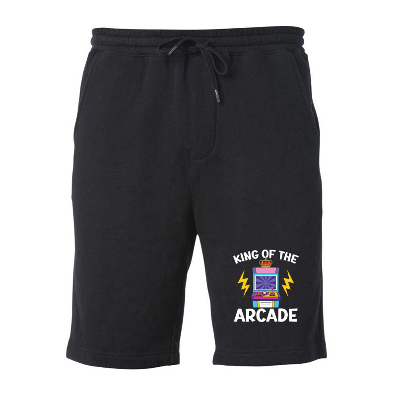 King Of The Arcade Games Video Game Gaming Gamer Fleece Short by TerryRichard | Artistshot