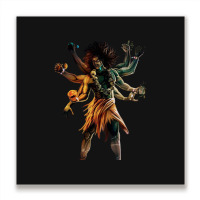 Mahakal Metal Print Square | Artistshot