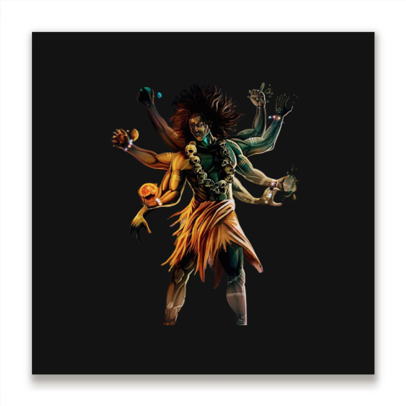 Mahakal Metal Print Square | Artistshot