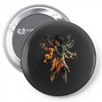 Mahakal Pin-back Button | Artistshot