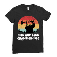 Hide And Seek Champion 1980 Ladies Fitted T-shirt | Artistshot