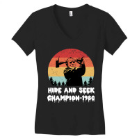 Hide And Seek Champion 1980 Women's V-neck T-shirt | Artistshot