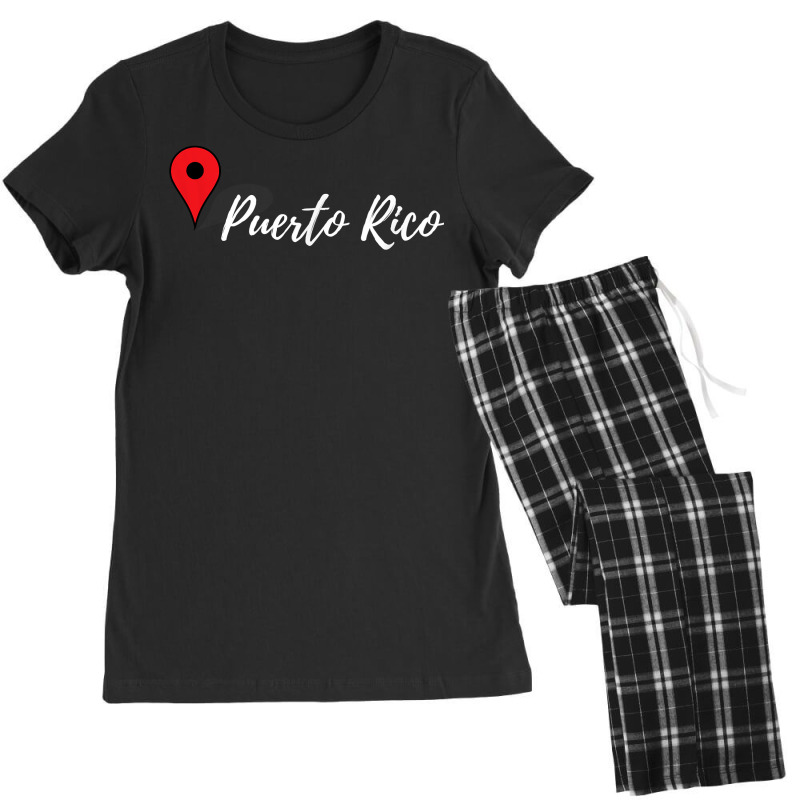 Puerto Rico Location Puerto Rico Boricua Puertorican T Shirt Women's Pajamas Set by nejnda | Artistshot