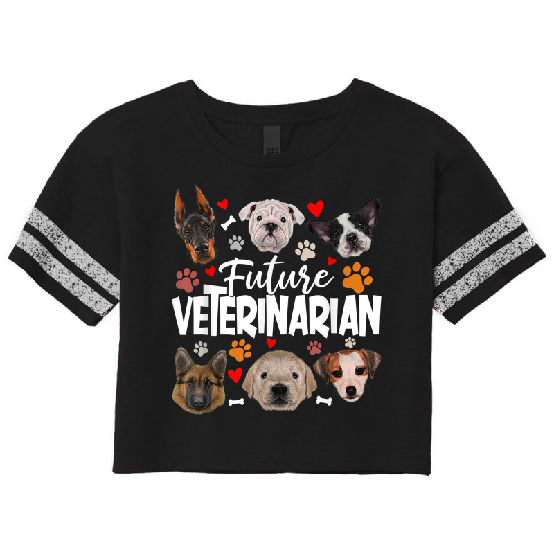 Dog Lover Cat Lover Future Veterinarian Veterinary Assistant T Shirt Scorecard Crop Tee by cm-arts | Artistshot