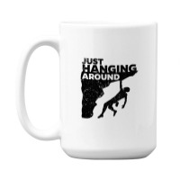 Statement Adventure Bouldering Rock Climbing 15 Oz Coffee Mug | Artistshot