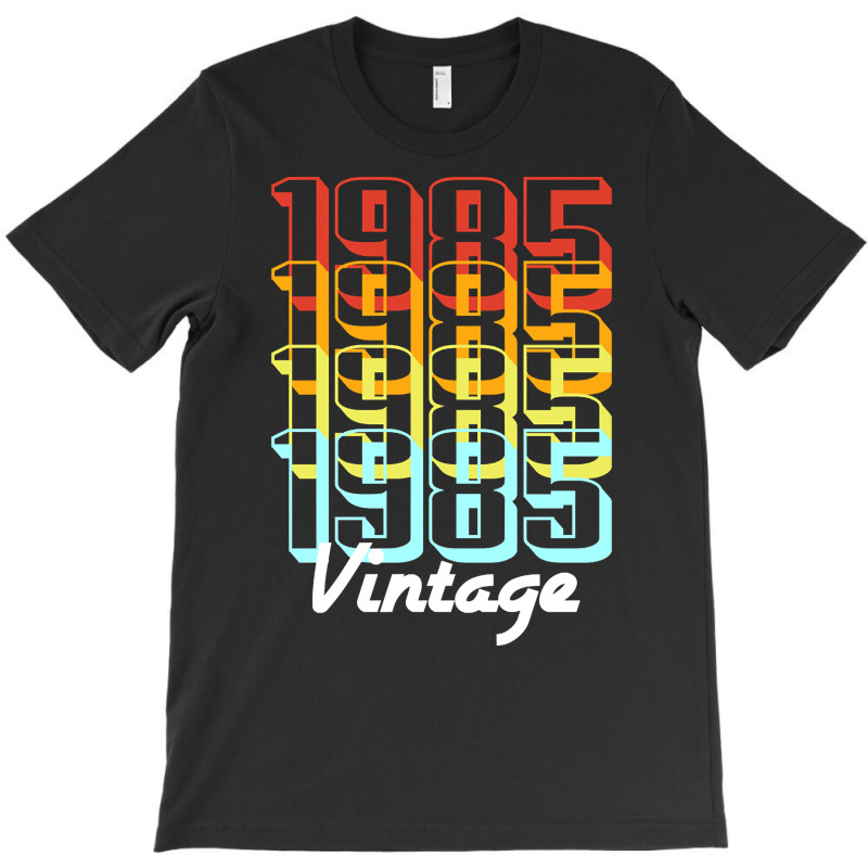 Vintage Since 1985 Old Men Women Retro Sunset T-shirt | Artistshot