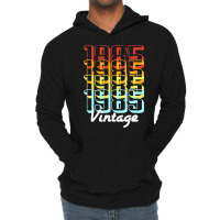 Vintage Since 1985 Old Men Women Retro Sunset Lightweight Hoodie | Artistshot