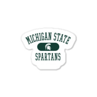 Michigan State Spartans Varsity Black Officially Licensed Pullover Hoo Sticker | Artistshot