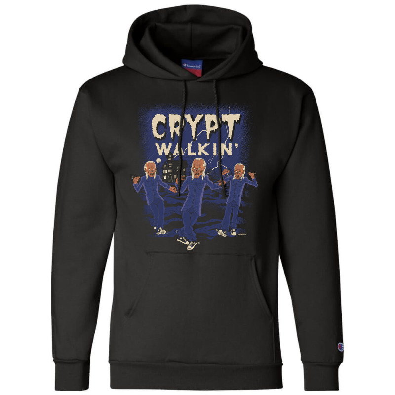 Crypt Walkin' Champion Hoodie by atereabag | Artistshot