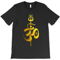 Om Lord Shiva Divine Spear Trident Trishul T-shirt | Artistshot