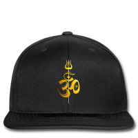 Om Lord Shiva Divine Spear Trident Trishul Printed Hat | Artistshot