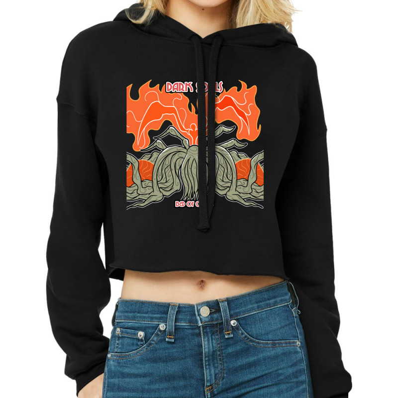 Gifts Idea Video Cuphead Games Love You Cropped Hoodie by cm-arts | Artistshot