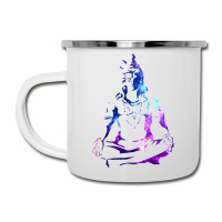 Adiyogi Meditating Galaxy Art Camper Cup | Artistshot