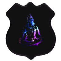 Adiyogi Meditating Galaxy Art Shield Patch | Artistshot