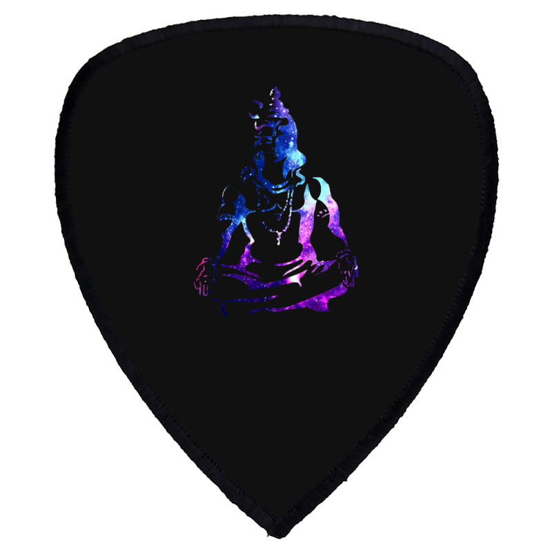 Adiyogi Meditating Galaxy Art Shield S Patch | Artistshot