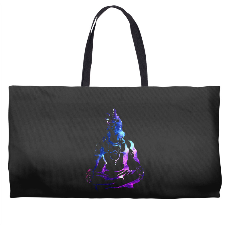 Adiyogi Meditating Galaxy Art Weekender Totes | Artistshot