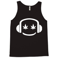 Dj High On Music Headphones Cannabis Chills Musicians Gift Tank Top | Artistshot