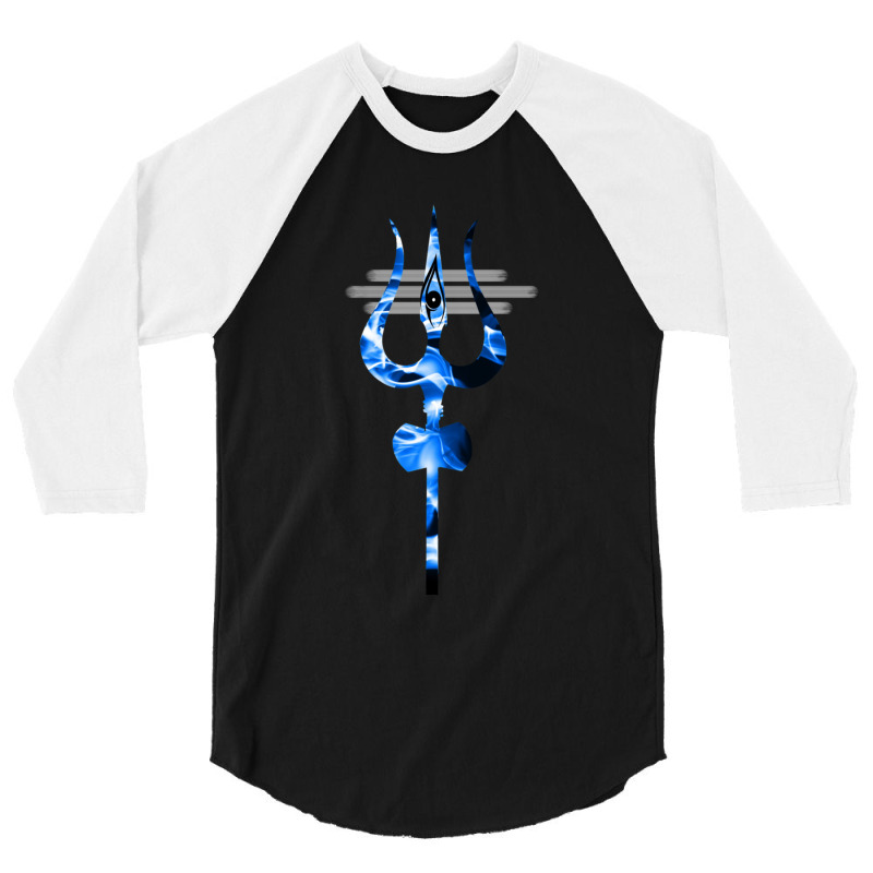 Divine Trishul Shiva 3/4 Sleeve Shirt | Artistshot