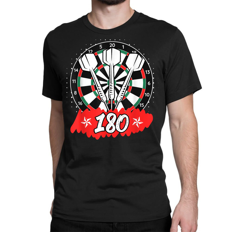 Darts 180 Dartboard 180 In Darts T Shirt Classic T-shirt by cm-arts | Artistshot