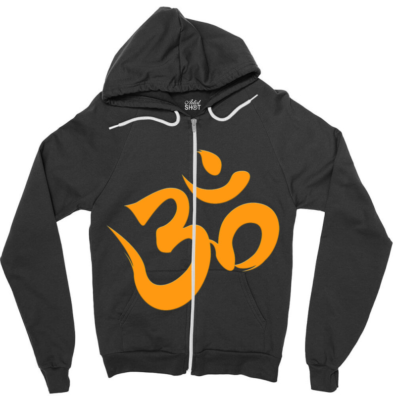 Om Symbol Zipper Hoodie | Artistshot