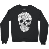 Cat Skull Kitty Skeleton Halloween Costume Idea Crewneck Sweatshirt | Artistshot