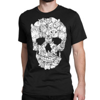 Cat Skull Kitty Skeleton Halloween Costume Idea Classic T-shirt | Artistshot