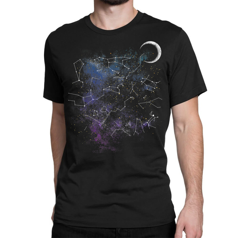 Stargazing Constellation Astronomy Lover T Shirt Classic T-shirt by zhypuhomata | Artistshot