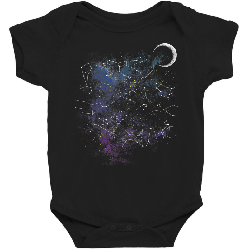 Stargazing Constellation Astronomy Lover T Shirt Baby Bodysuit by zhypuhomata | Artistshot