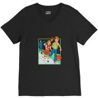 Let's Run Away V-neck Tee | Artistshot