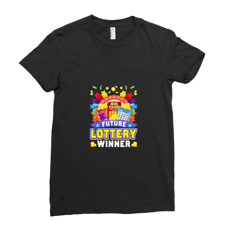 Future Lottery Winner Video Game Ladies Fitted T-Shirt by RobertTaylor | Artistshot