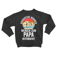 Mens Großartige Männer Werden Zum Papa Befördert Dad T Shirt Toddler Sweatshirt | Artistshot