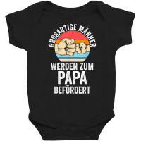 Mens Großartige Männer Werden Zum Papa Befördert Dad T Shirt Baby Bodysuit | Artistshot