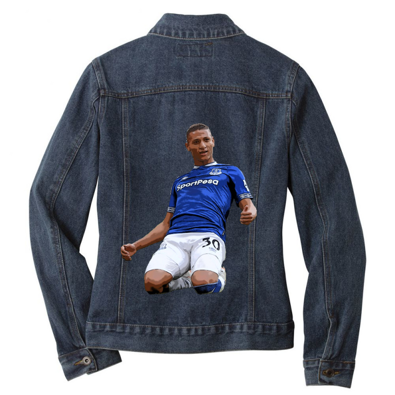 Richarlison Celebration Classic Ladies Denim Jacket by BlaineHuynh | Artistshot