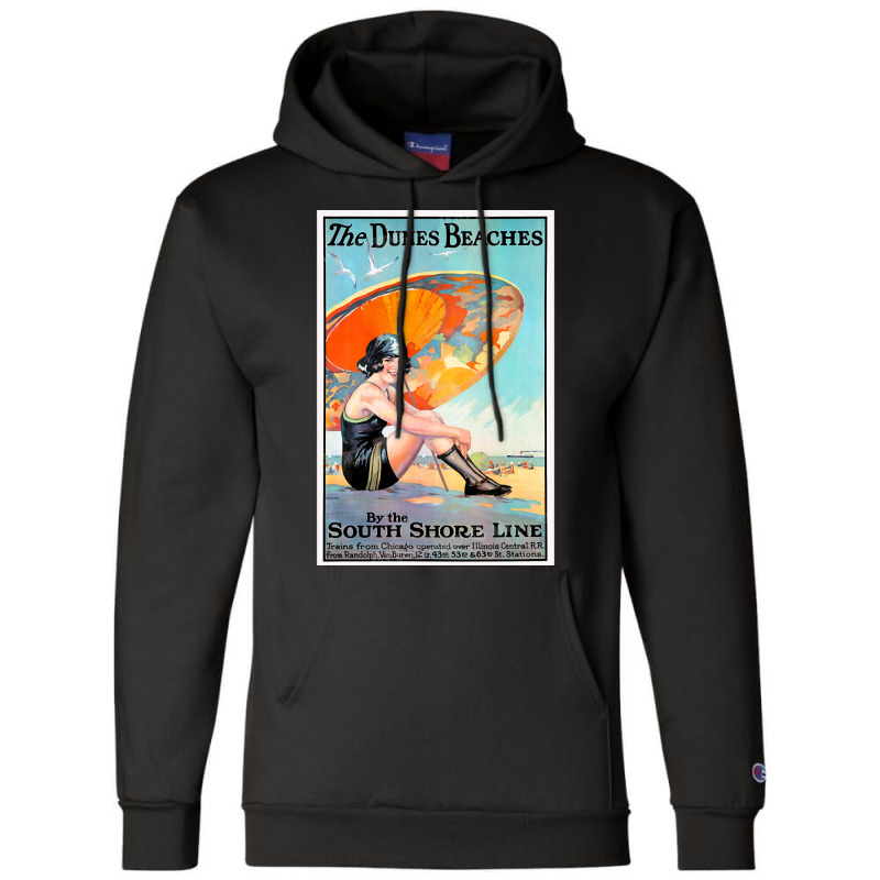 Vintage Travel Advertisement. 1920s. Champion Hoodie | Artistshot