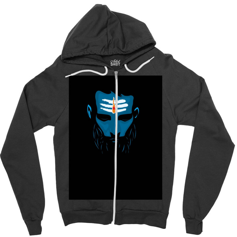 Shiva Hindu God Zipper Hoodie | Artistshot