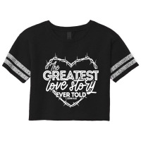 The Greatest Love Story Ever Told Scorecard Crop Tee | Artistshot