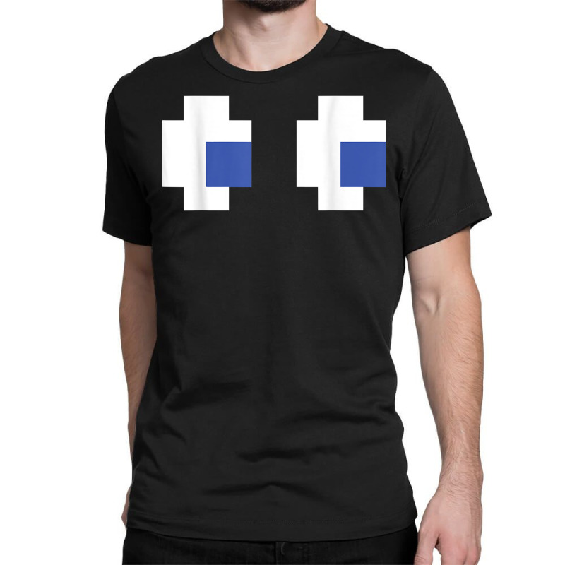 Retro Arcade Game Ghost Eyes T Shirt Classic T-shirt by xaebushoxaexae | Artistshot