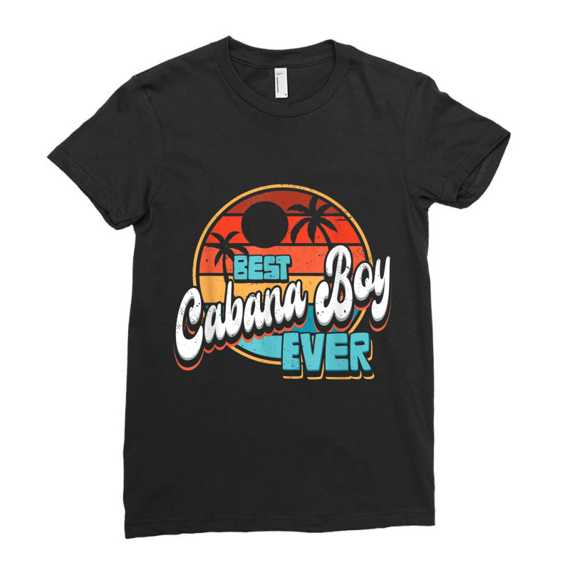 Cabana Boy Bartender Mixer T Shirt Ladies Fitted T-Shirt by cm-arts | Artistshot