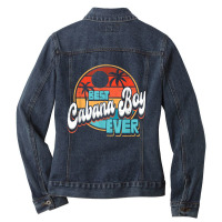 Cabana Boy Bartender Mixer T Shirt Ladies Denim Jacket | Artistshot