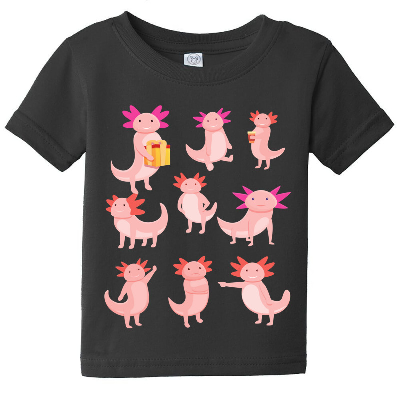 Pack Cute Axolotl  Design Me Loves Axolotl Baby Tee by Min03 | Artistshot