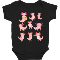 Pack Cute Axolotl  Design Me Loves Axolotl Baby Bodysuit | Artistshot