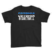 Estonia Basketball Fans Jersey   Estonian Flag Sport Lovers T Shirt Youth Tee | Artistshot