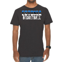 Estonia Basketball Fans Jersey   Estonian Flag Sport Lovers T Shirt Vintage T-shirt | Artistshot