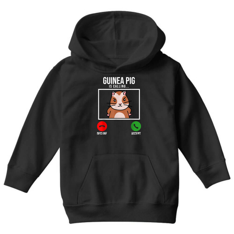 Guinea Pig Is Calling Guine Pig Lover Pig Owner Animals T Shirt Youth Hoodie | Artistshot