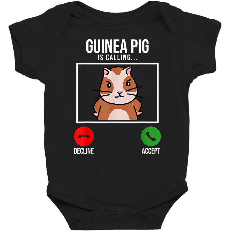 Guinea Pig Is Calling Guine Pig Lover Pig Owner Animals T Shirt Baby Bodysuit | Artistshot