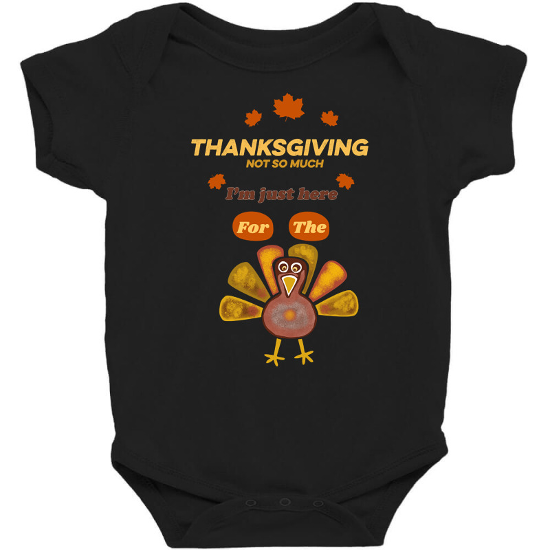 Thanksgiving Turkey Dinner My Favorite Dinner Baby Bodysuit by Kemriban527 | Artistshot